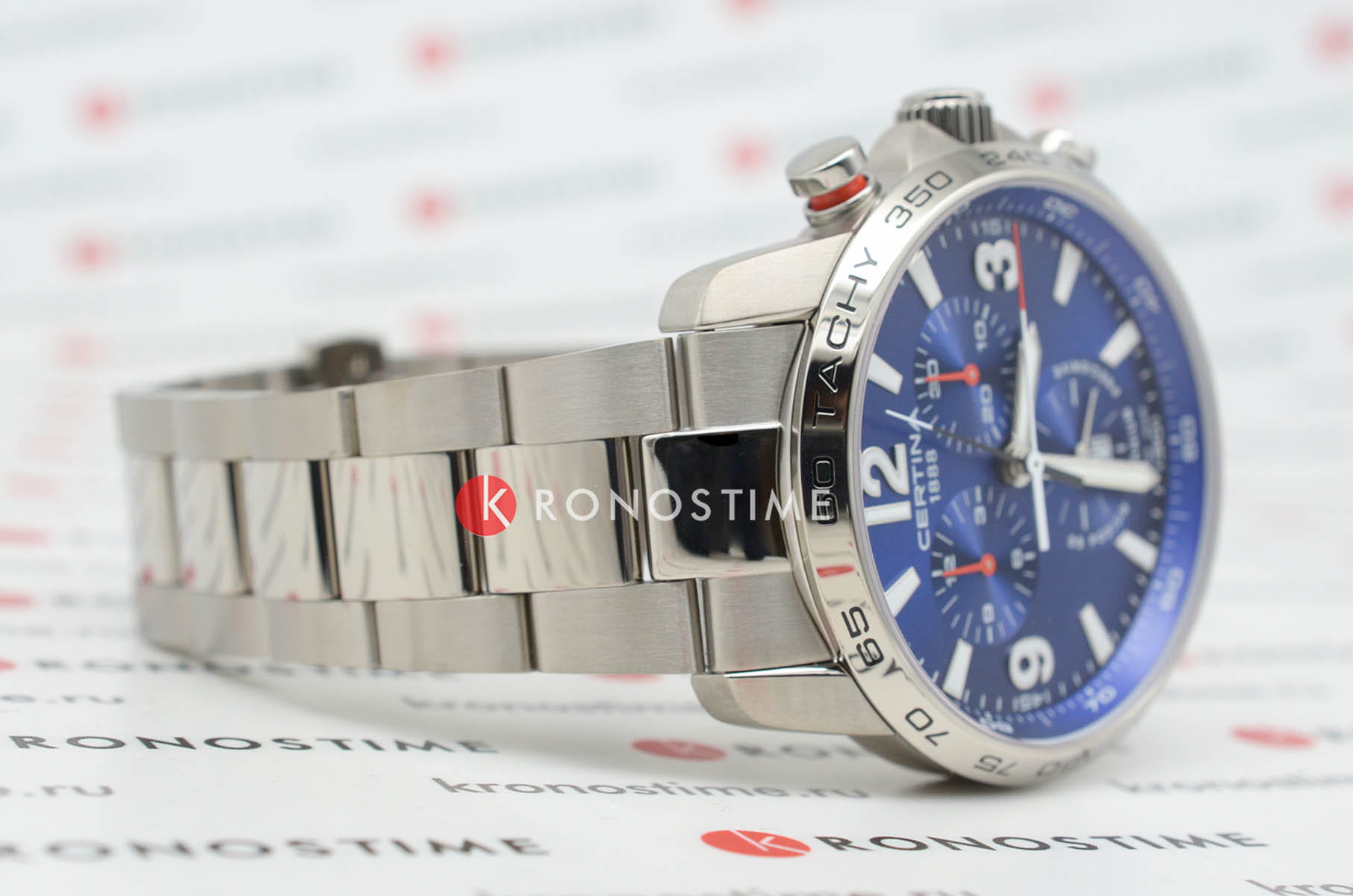 Certina Certina DS Podium Chronograph 1/100 sec C001.647.44.047.00 мужские часы синий циферблат на запястье