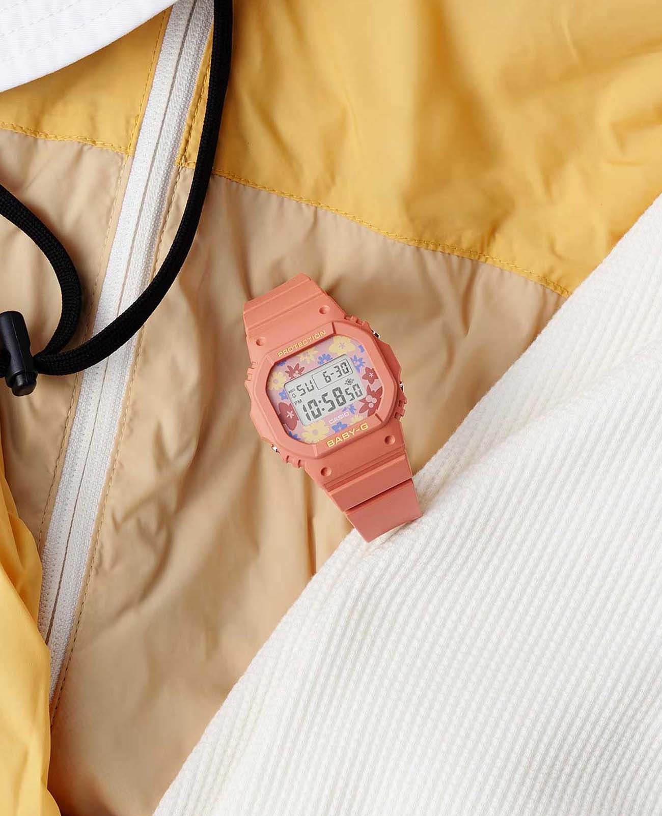 Оригинальные часы Casio Casio Baby-G BGD-565RP-4 кварцевые калибр механизма  общий вид