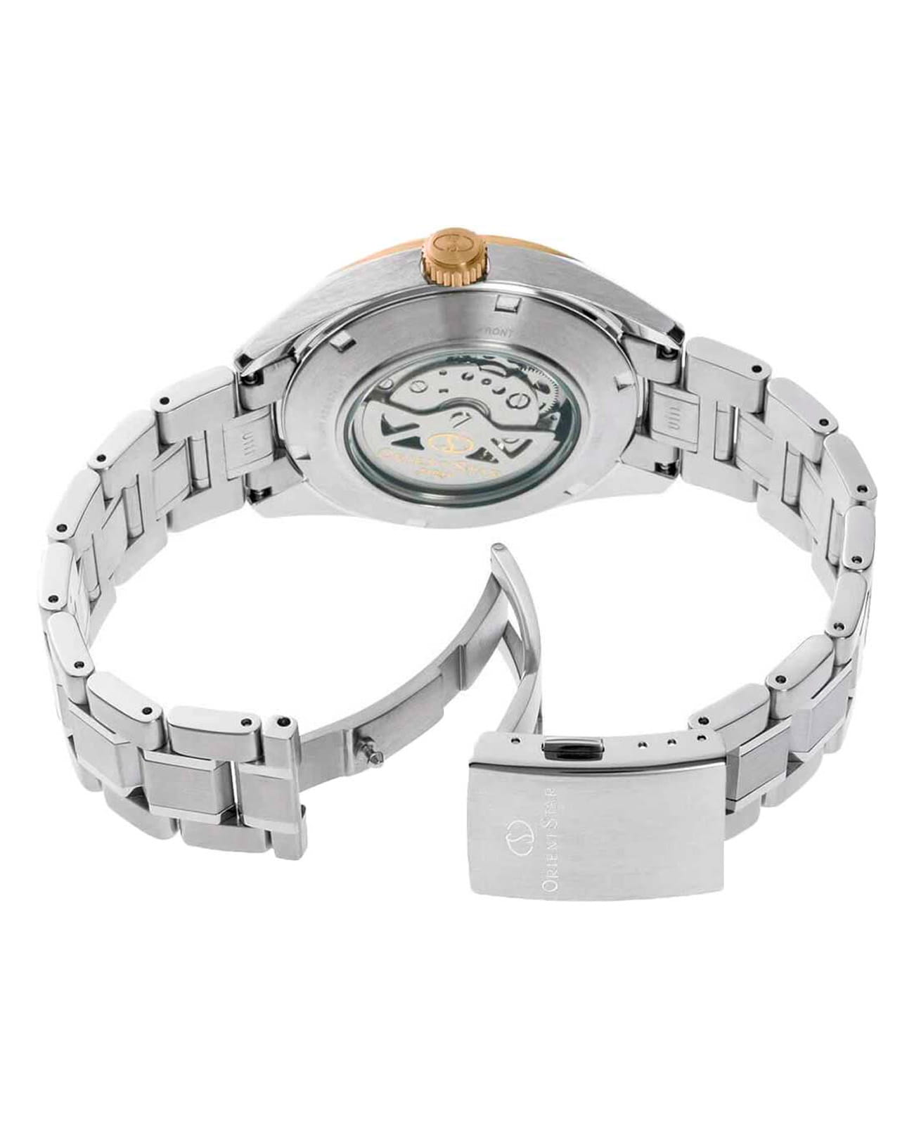 Orient Orient Star RE-AV0124G (RK-AV0124G), star япония мужские часы на браслете нержавеющая сталь боковой вид