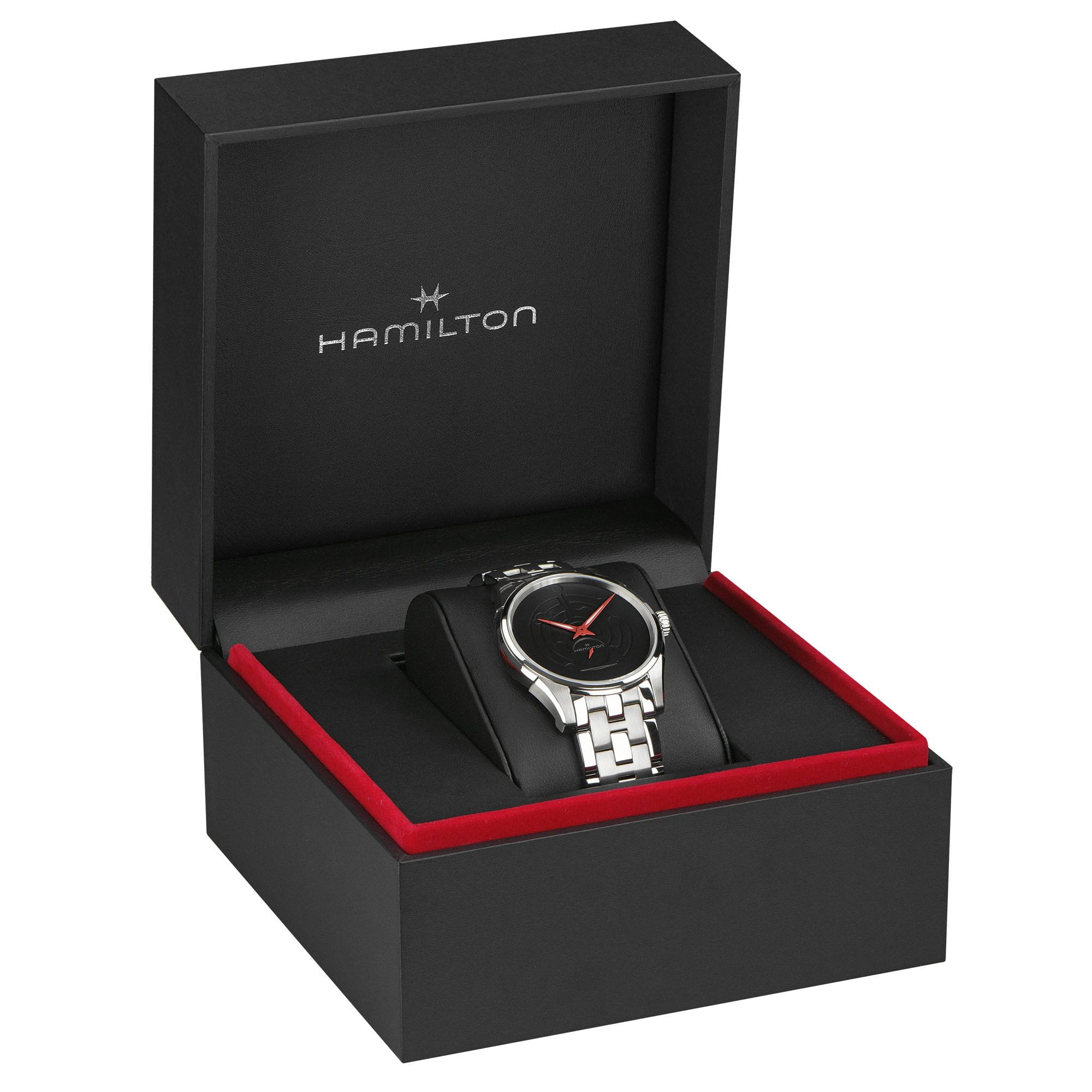 Hamilton Hamilton Jazzmaster Thinline Special Edition H38421130 кварцевые мужские часы часы крупный план черный циферблата