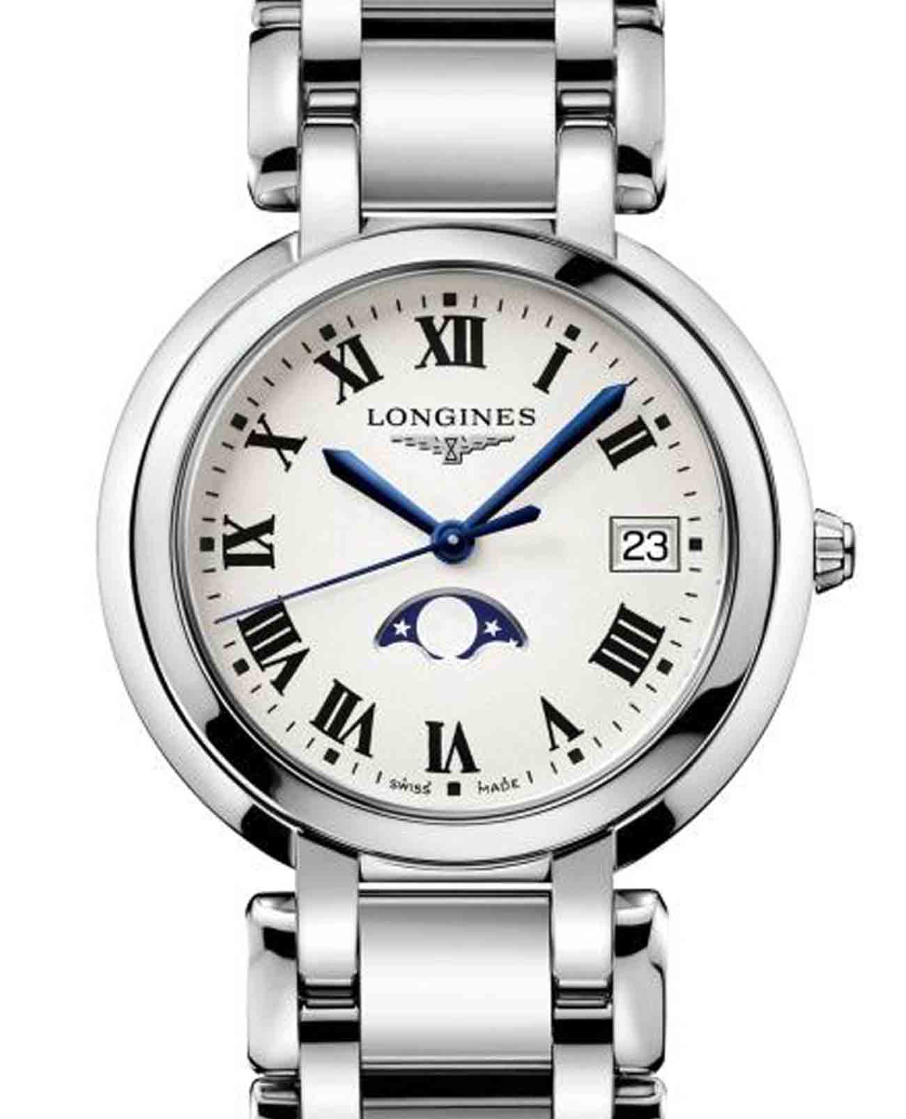 Longines Longines PrimaLuna L8.116.4.71.6 , наручные женские часы фото под углом
