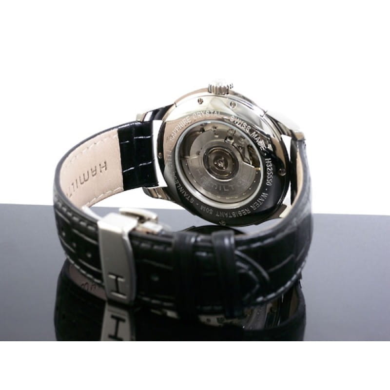 Hamilton Hamilton Jazzmaster Petite Seconde H32555755, jazzmaster швейцария мужские часы на браслете кожаный боковой вид