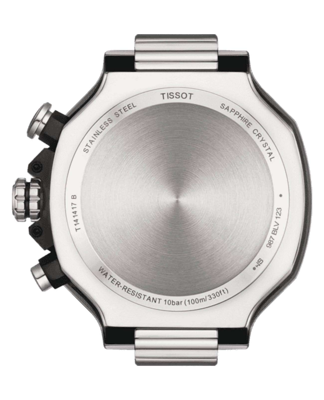 Tissot Tissot T-Race Chronograph T141.417.11.031.00 швейцария наручные мужские часы заводная головка с логотипом Tissot