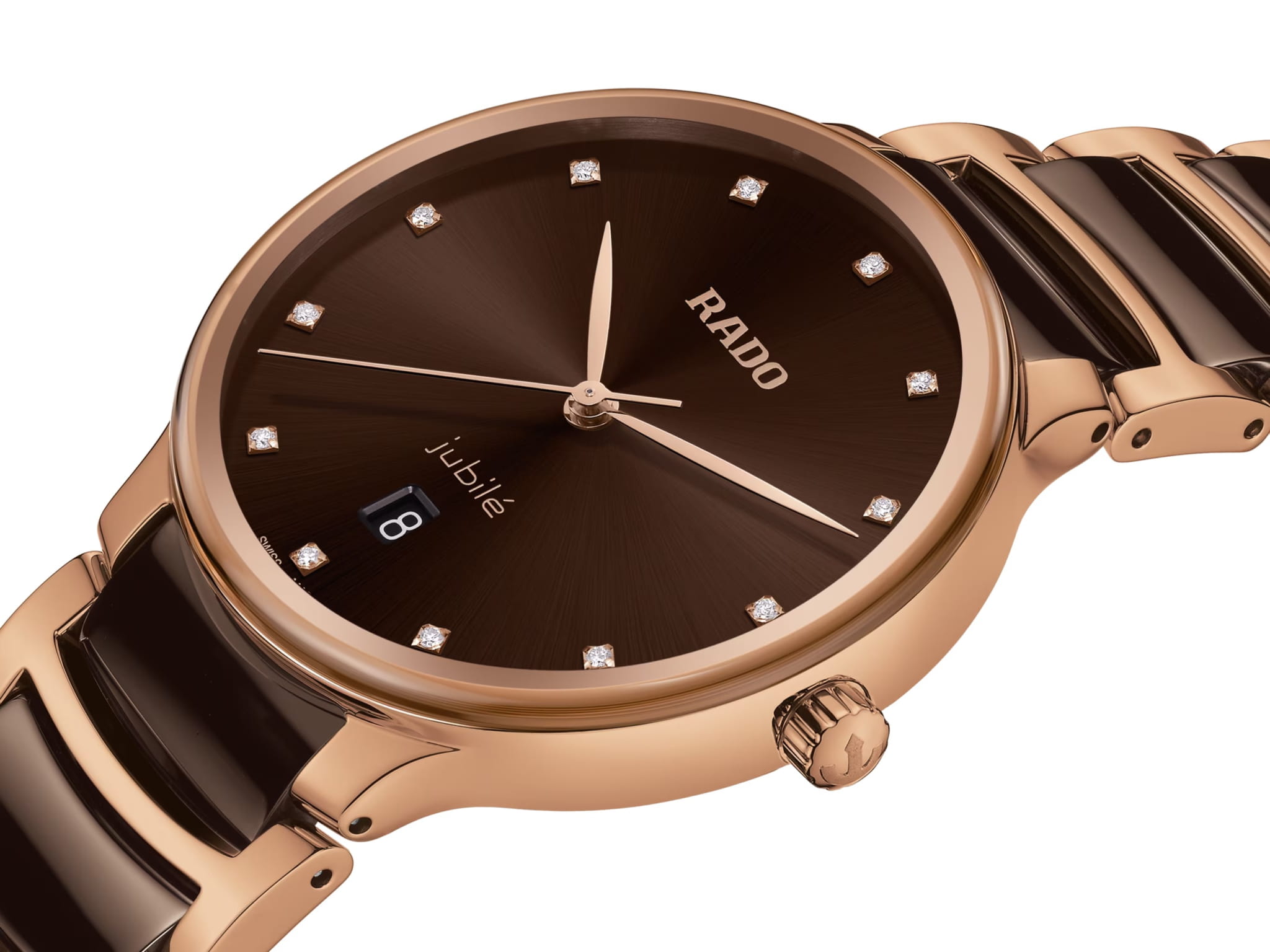 Оригинальные часы Rado Rado Centrix Diamonds R30023732 кварцевые калибр механизма  общий вид