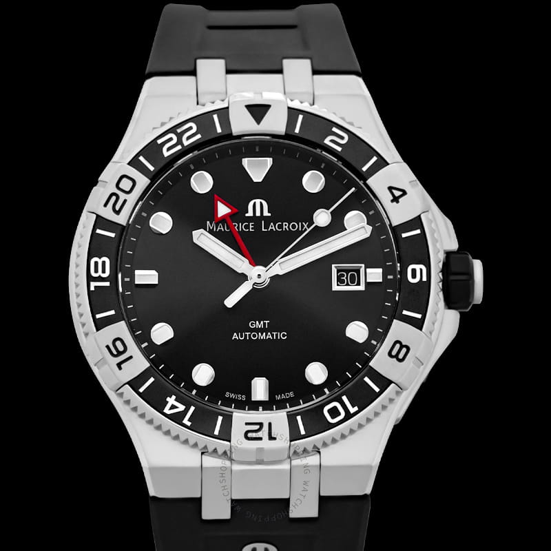 Оригинальные часы Maurice Lacroix Maurice Lacroix Aikon Venturer GMT AI6158-SS001-330-2 механические калибр механизма ml115 общий вид