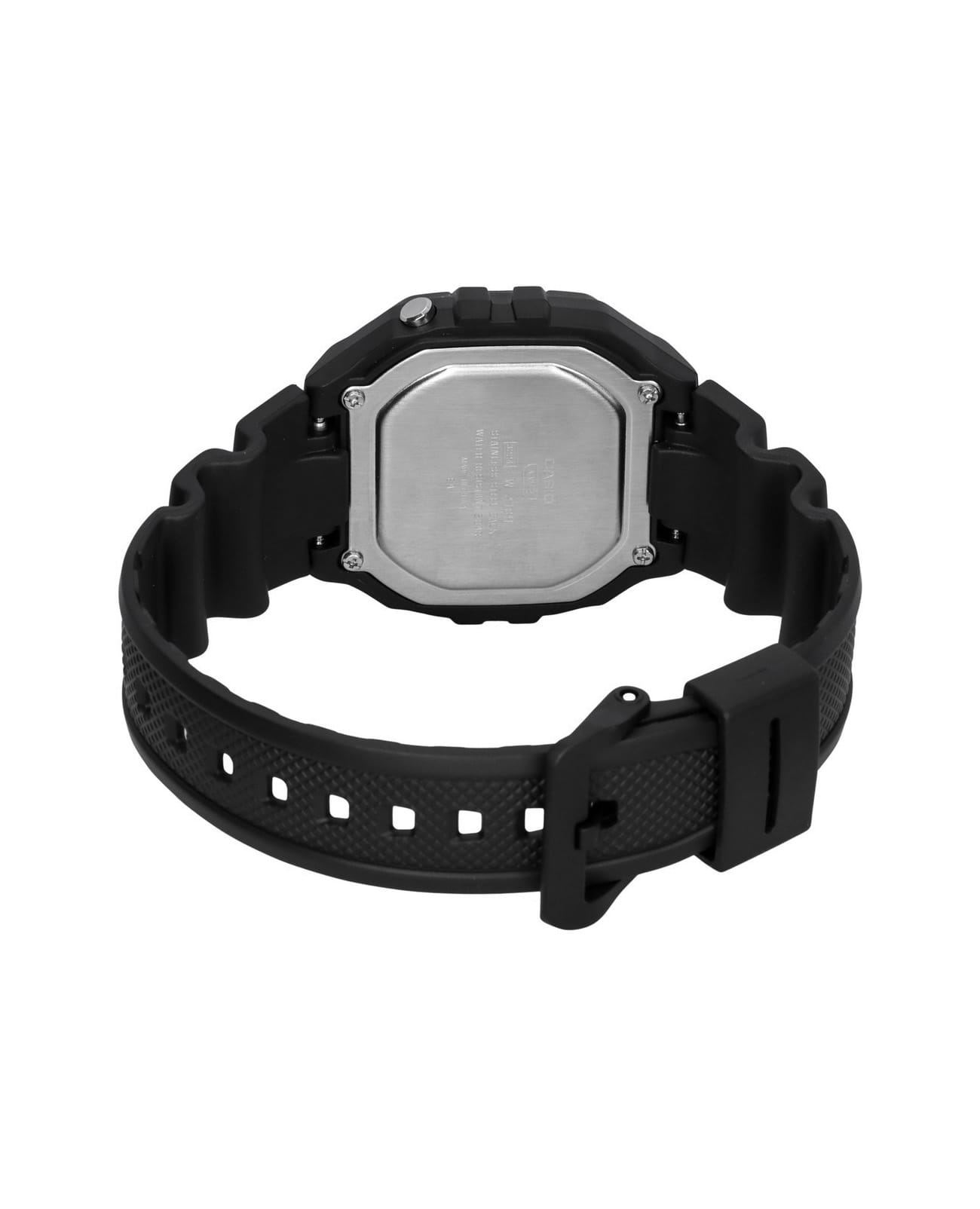 Casio Casio Collection W-218H-1B, collection япония мужские часы на браслете пластик боковой вид