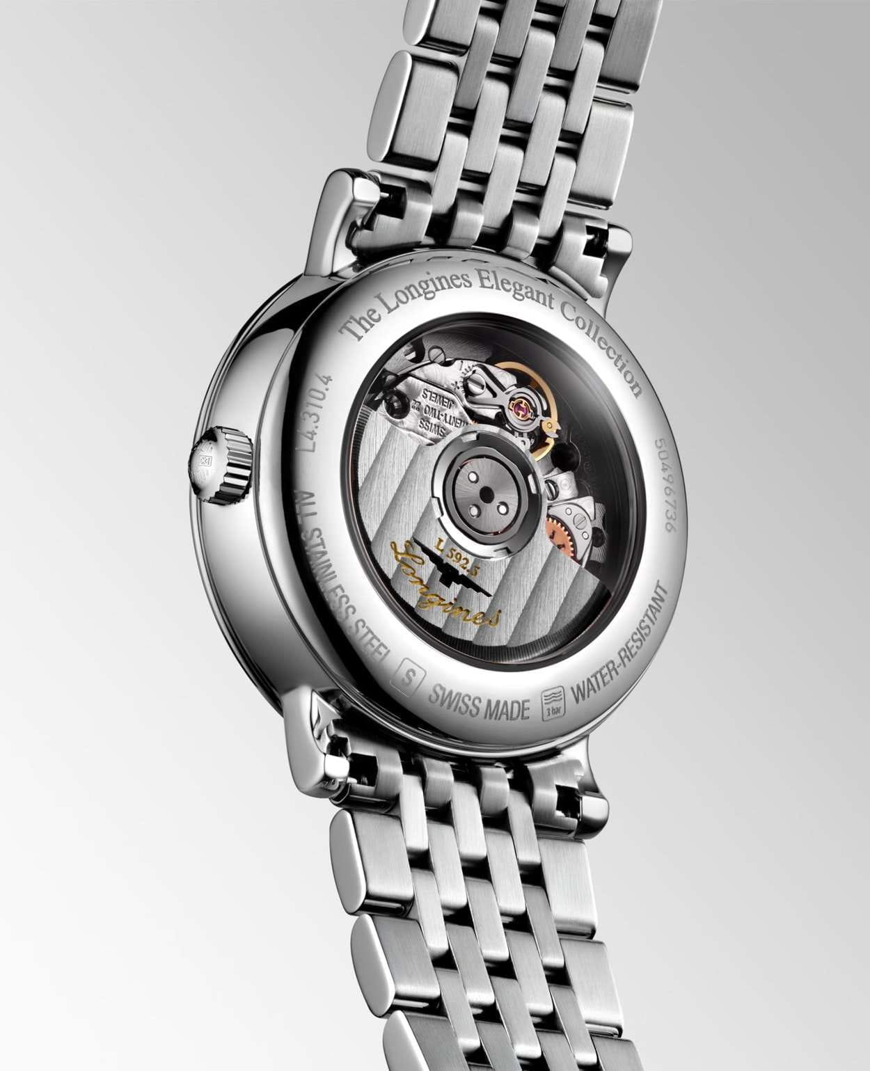 Longines Longines Elegance Elegant Collection 29 мм L4.310.4.90.6 , наручные женские часы фото под углом