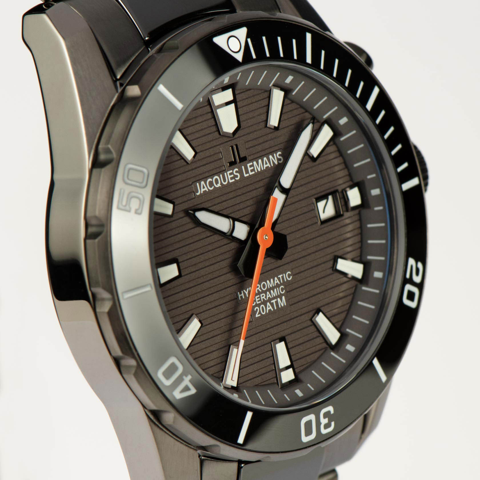 Оригинальные часы Jacques Lemans Jacques Lemans Hybromatic 1-2222A автокварц (кинетик) калибр механизма  общий вид
