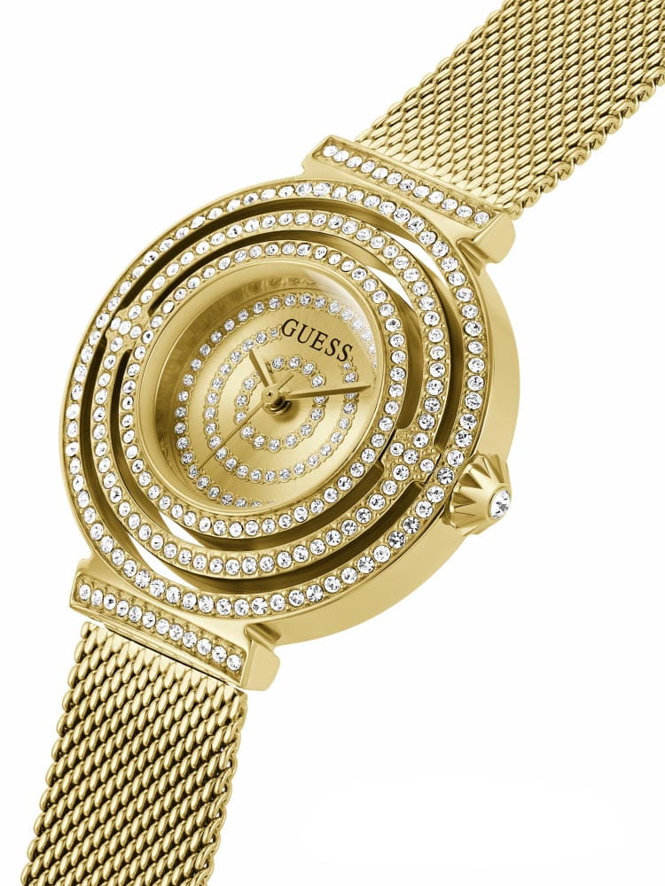 Guess Guess Dream GW0550L2,  сша женские часы на браслете сталь с ip покрытием боковой вид