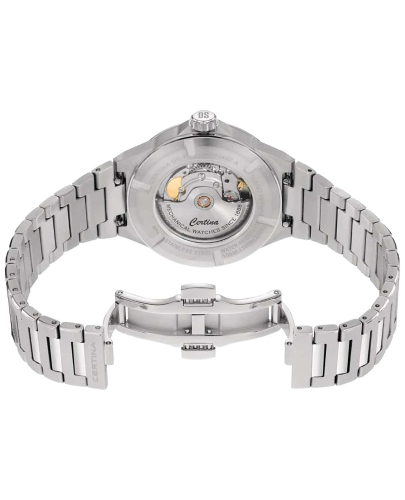 Certina Certina DS-7 Powermatic 80 - C043.407.11.351.00 швейцария наручные женские часы заводная головка с логотипом Certina