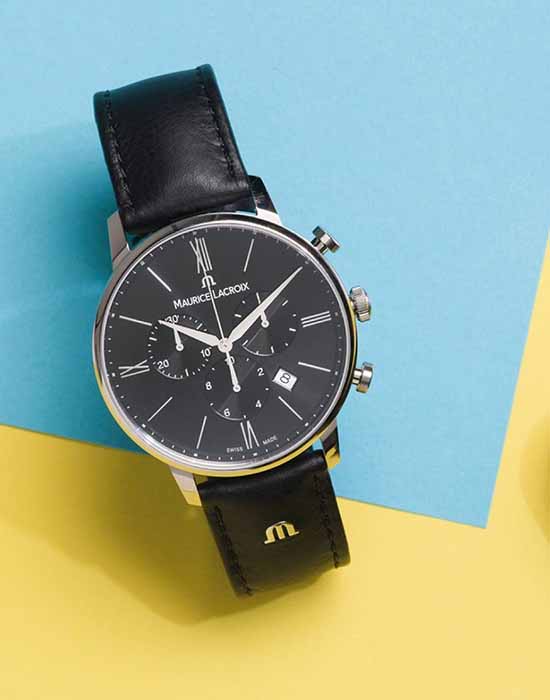 Оригинальные часы Maurice Lacroix Maurice Lacroix Eliros Chronograph EL1098-SS001-310-1 в фирменной упаковке от производителя