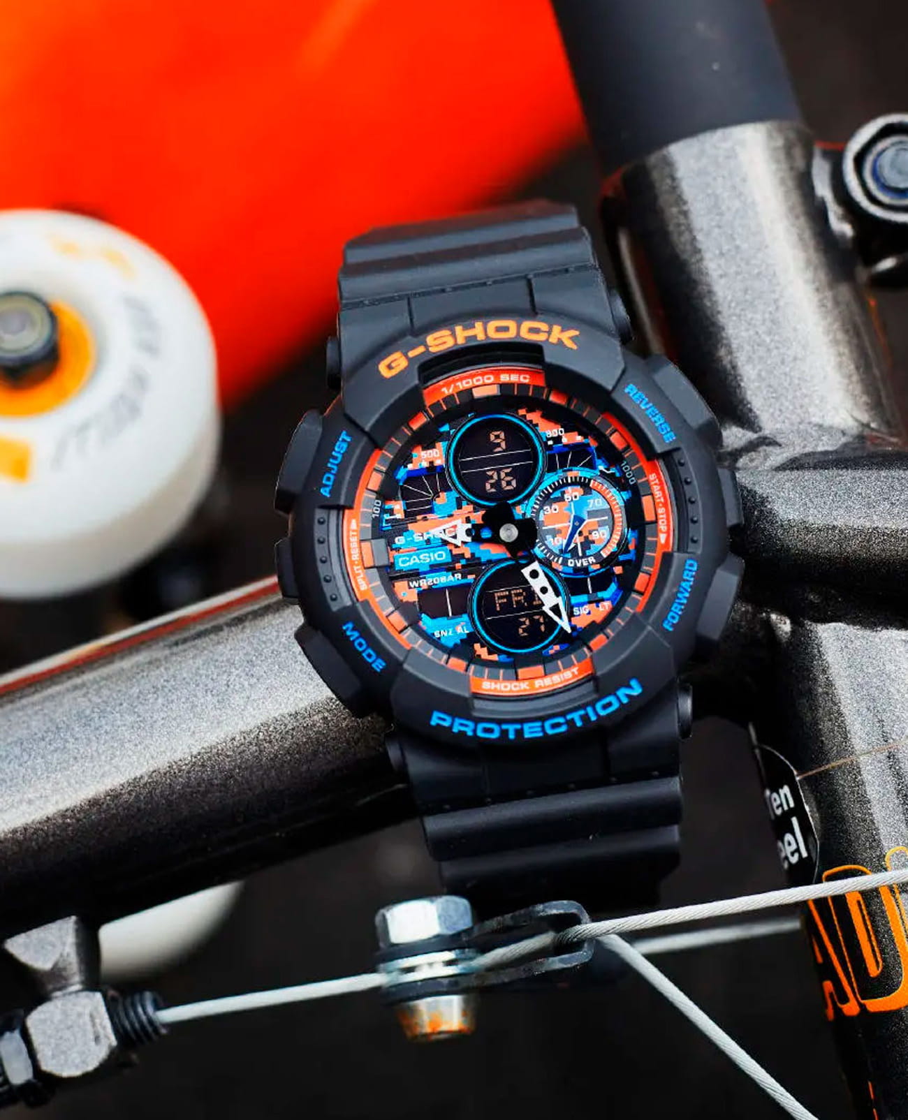 Casio Casio G-Shock GA-140CT-1A мужские часы черный циферблат на запястье