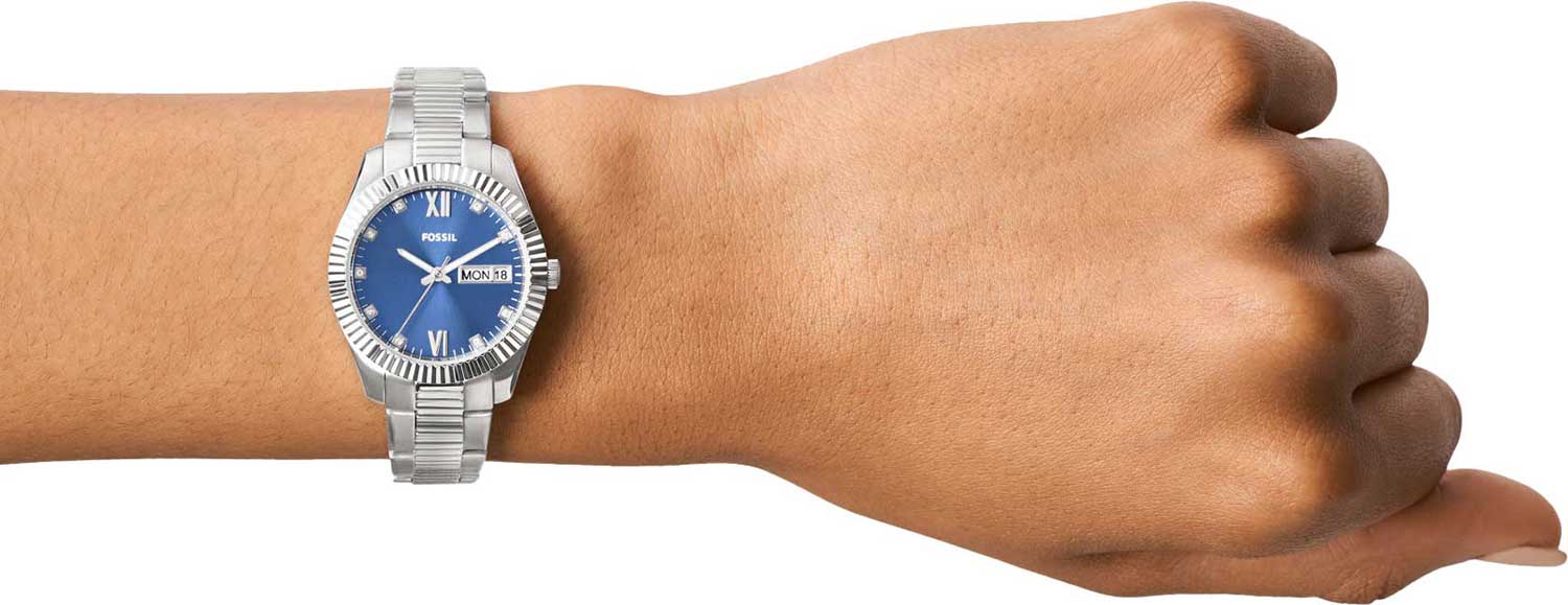 Fossil Fossil Scarlette ES5197  - задняя крышка сталь металл корпуса, сша часы