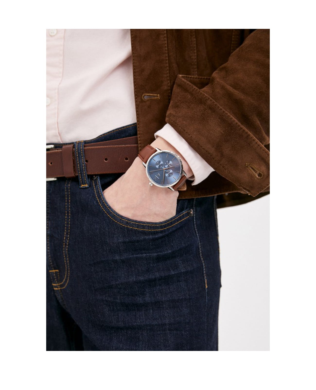 Armani Exchange Armani Exchange Cayde  AX2718 , наручные мужские часы фото под углом