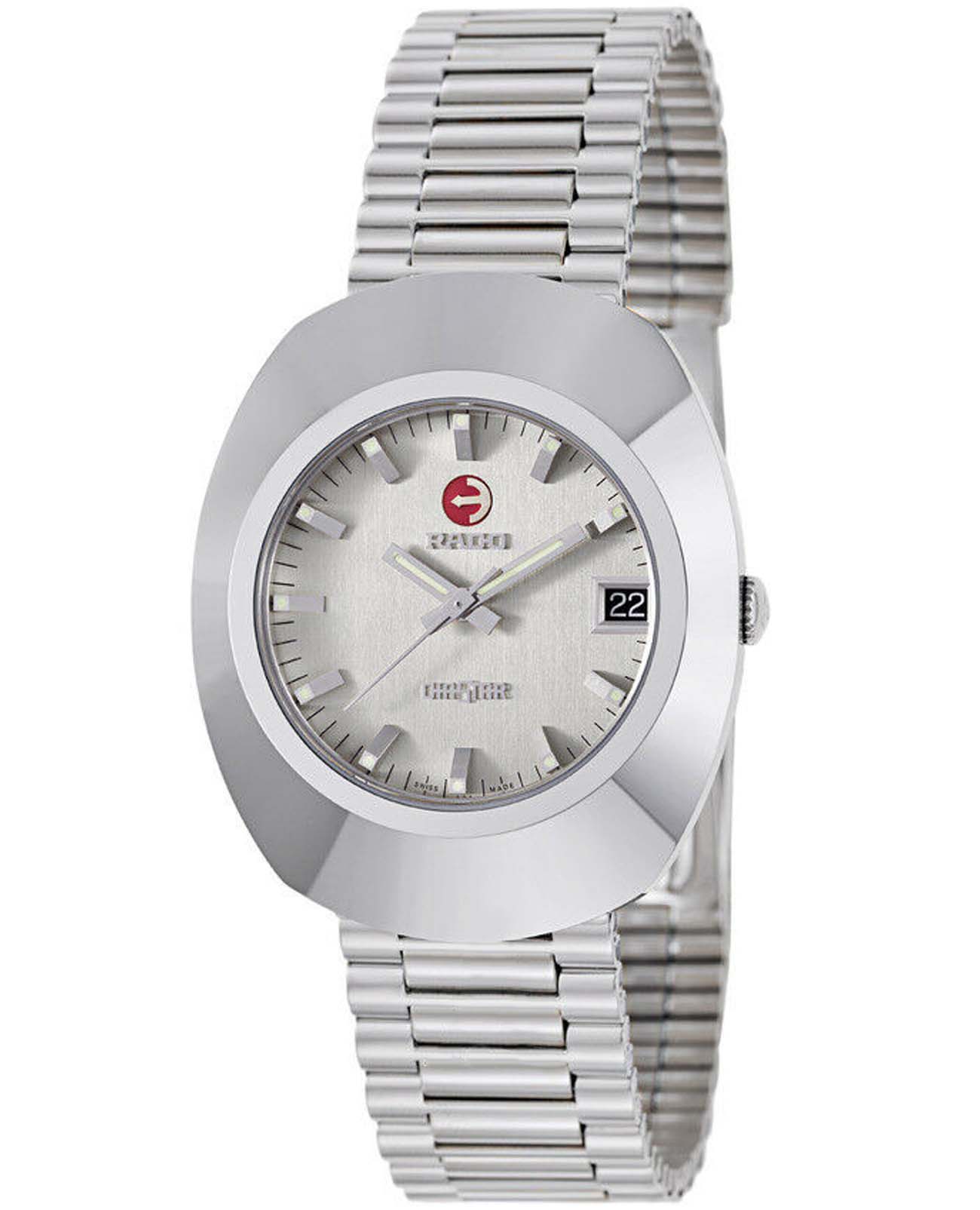 Rado Rado The Original Automatic R12417103 Automatic R12417103 механические мужские часы серебристый циферблат, браслет нержавеющая сталь — вид спереди