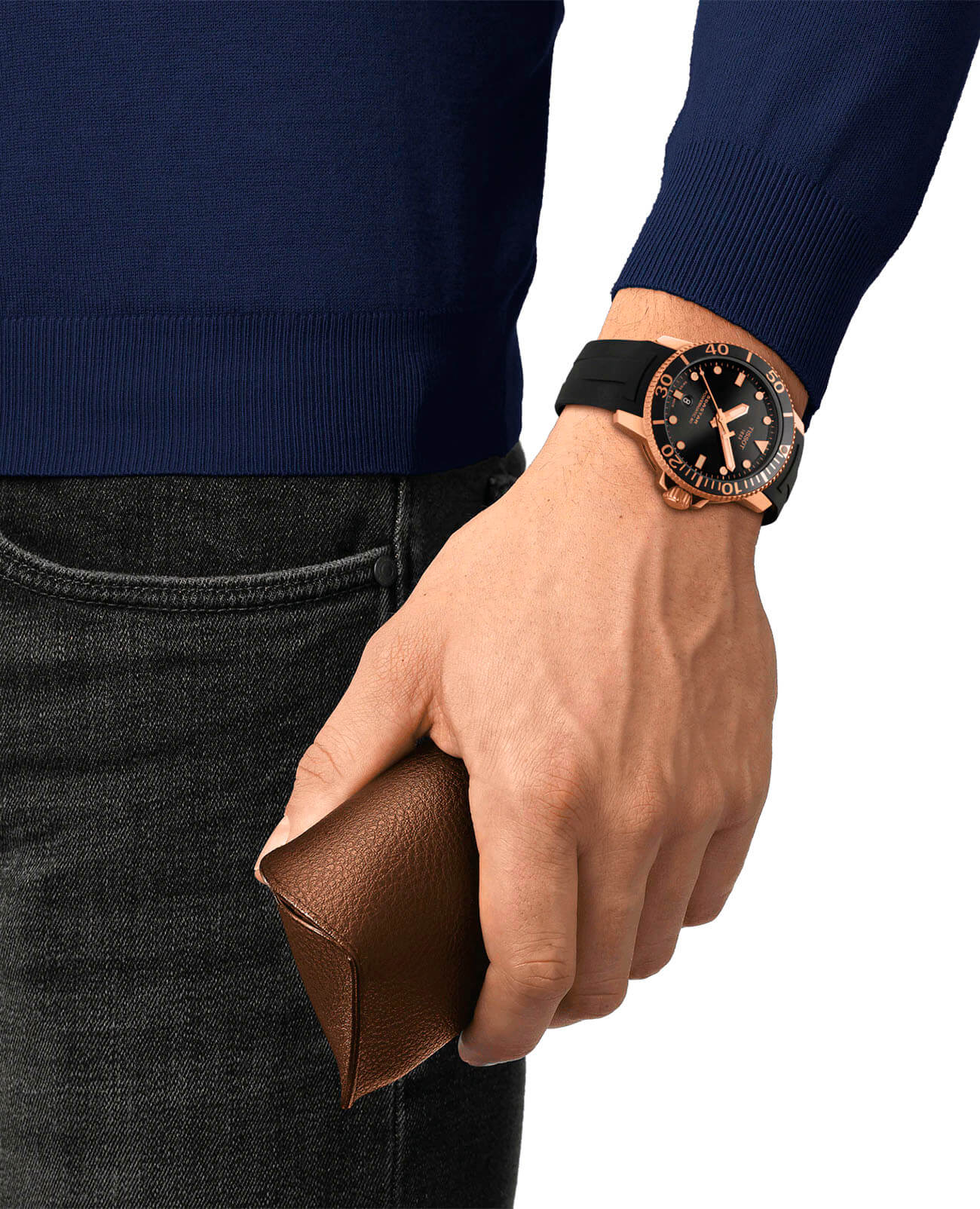 Tissot Tissot Seastar 1000 Powermatic 80 T120.407.37.051.01 Seastar 1000, наручные мужские часы фото под углом