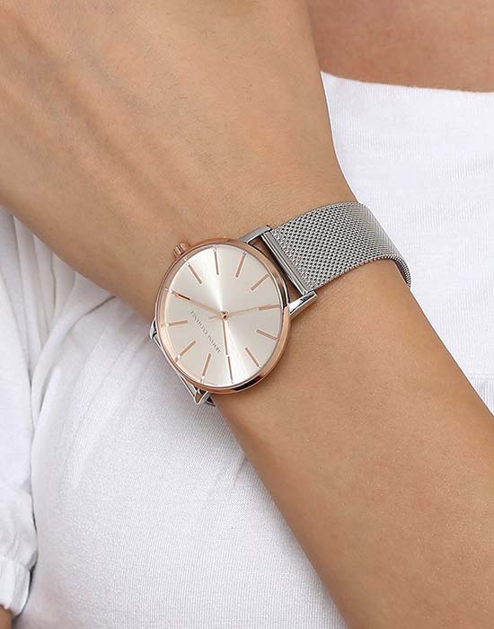Armani Exchange Armani Exchange Drexler  AX5537 кварцевые женские часы часы крупный план серебристый циферблата