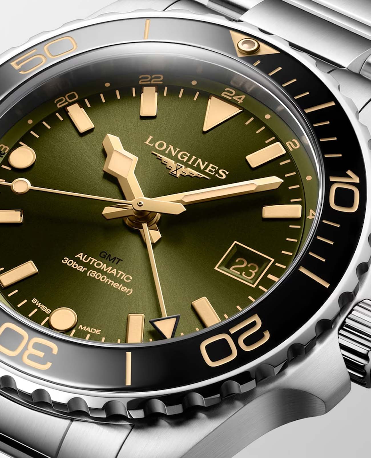 Longines Longines HydroConquest L3.790.4.06.6 , наручные мужские часы фото под углом