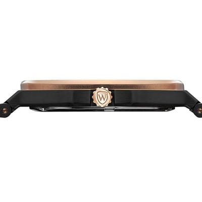 Wainer Wainer Vintage WA.10120-ASET кварцевые мужские часы часы крупный план черный циферблата