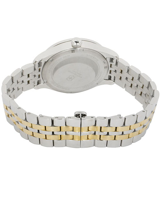 Victorinox Victorinox 241753,  швейцария женские часы на браслете сталь c pvd покрытием боковой вид