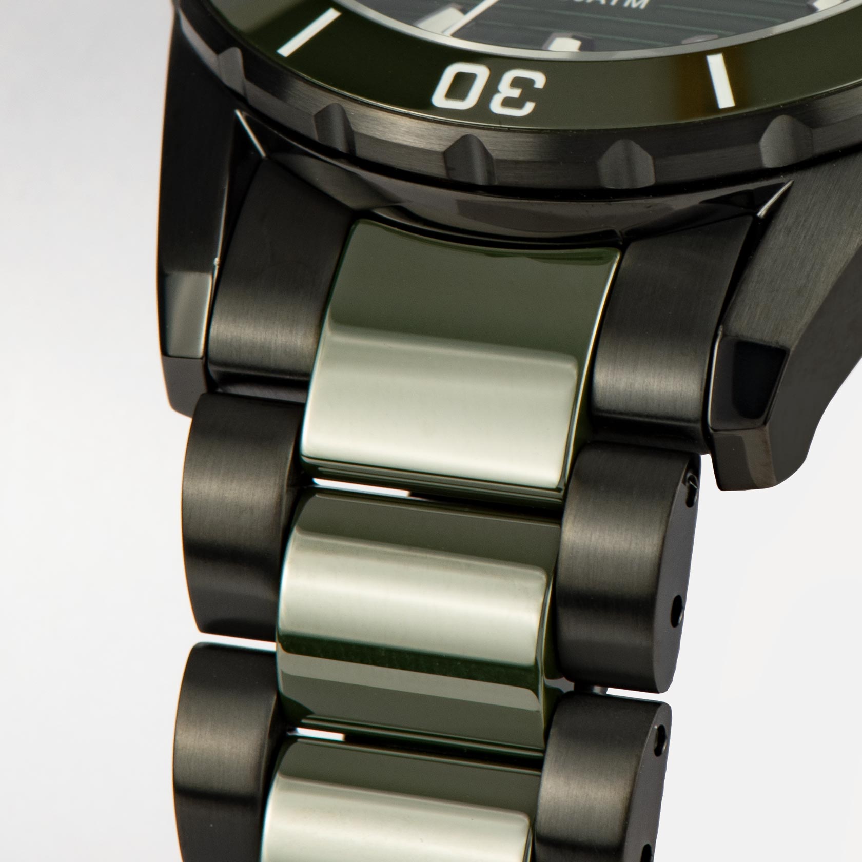 Jacques Lemans Jacques Lemans Hybromatic 1-2222F мужские часы зеленый циферблат на запястье