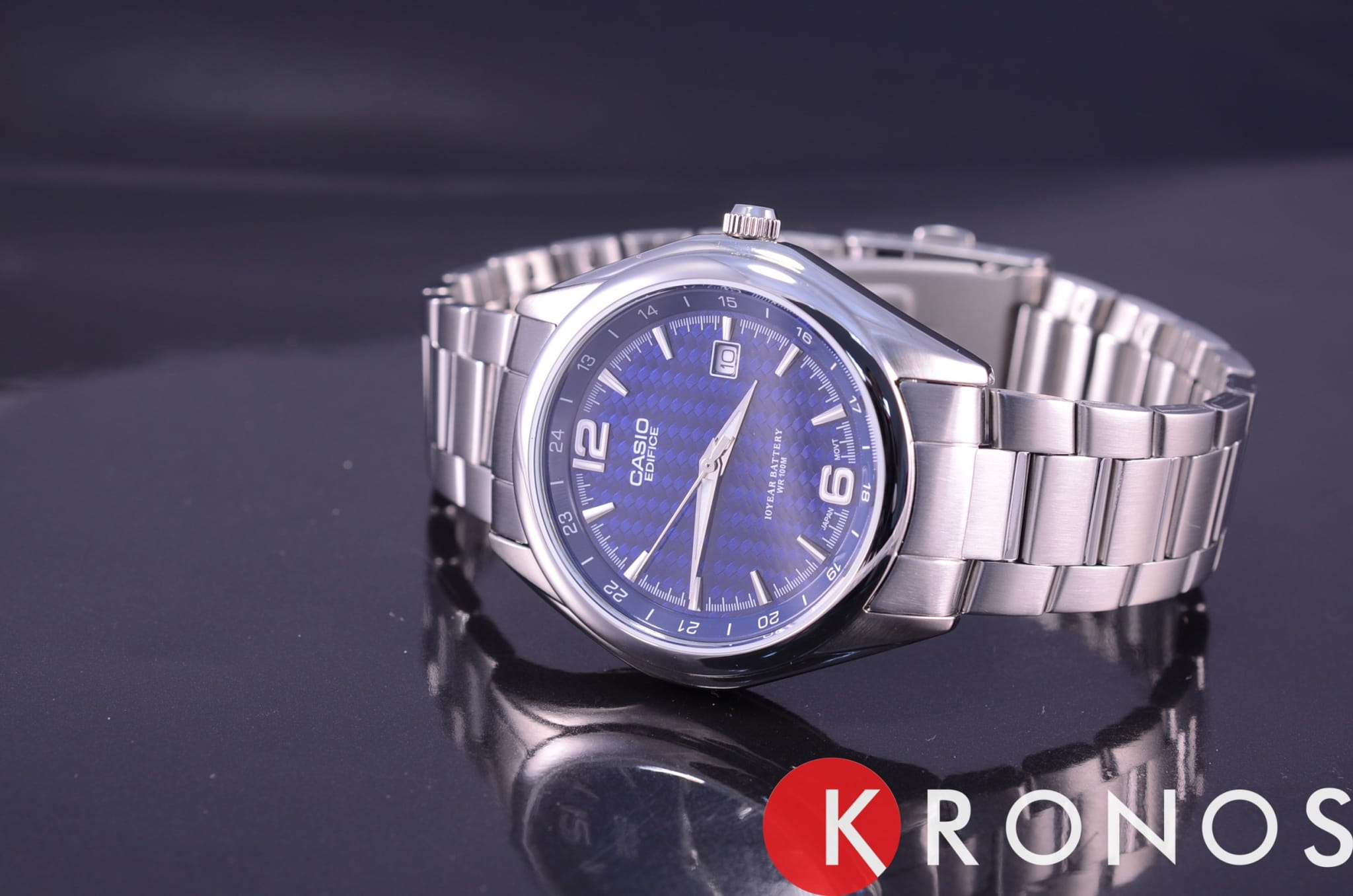 Casio Casio Edifice EF-121D-2A EF, наручные мужские часы фото под углом