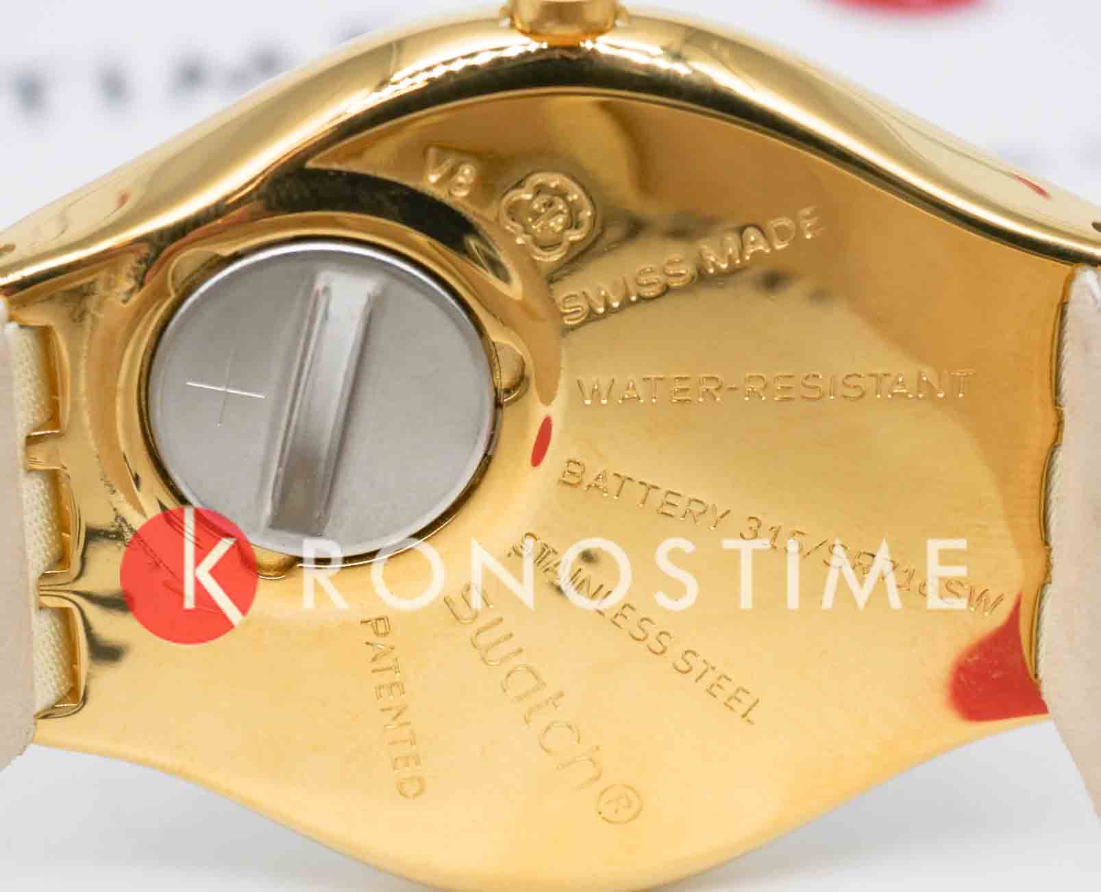 Swatch Swatch Skin Irony SYXZ105 кварцевые мужские часы часы крупный план золотой циферблата