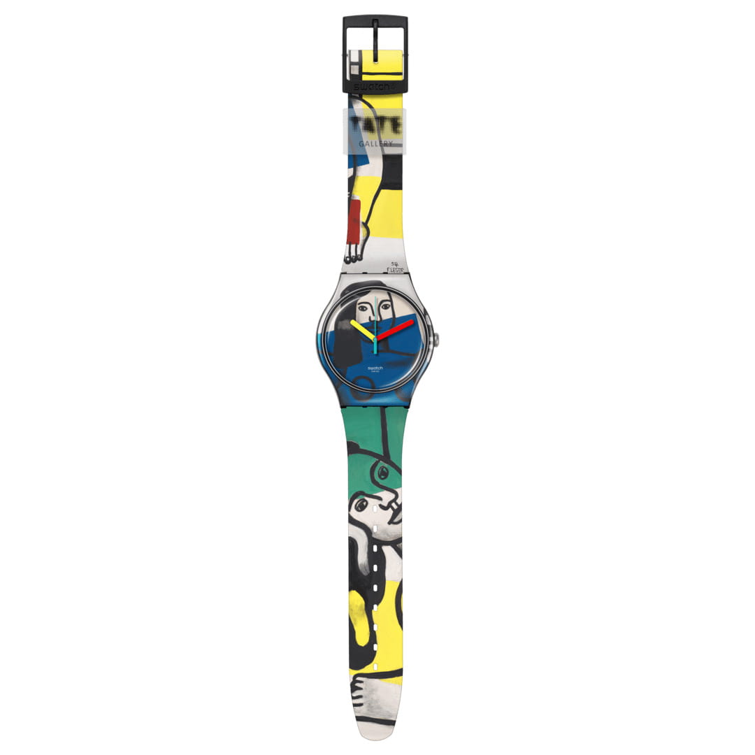Swatch Swatch New Gent SUOZ363, gent швейцария мужские часы на браслете силикон боковой вид