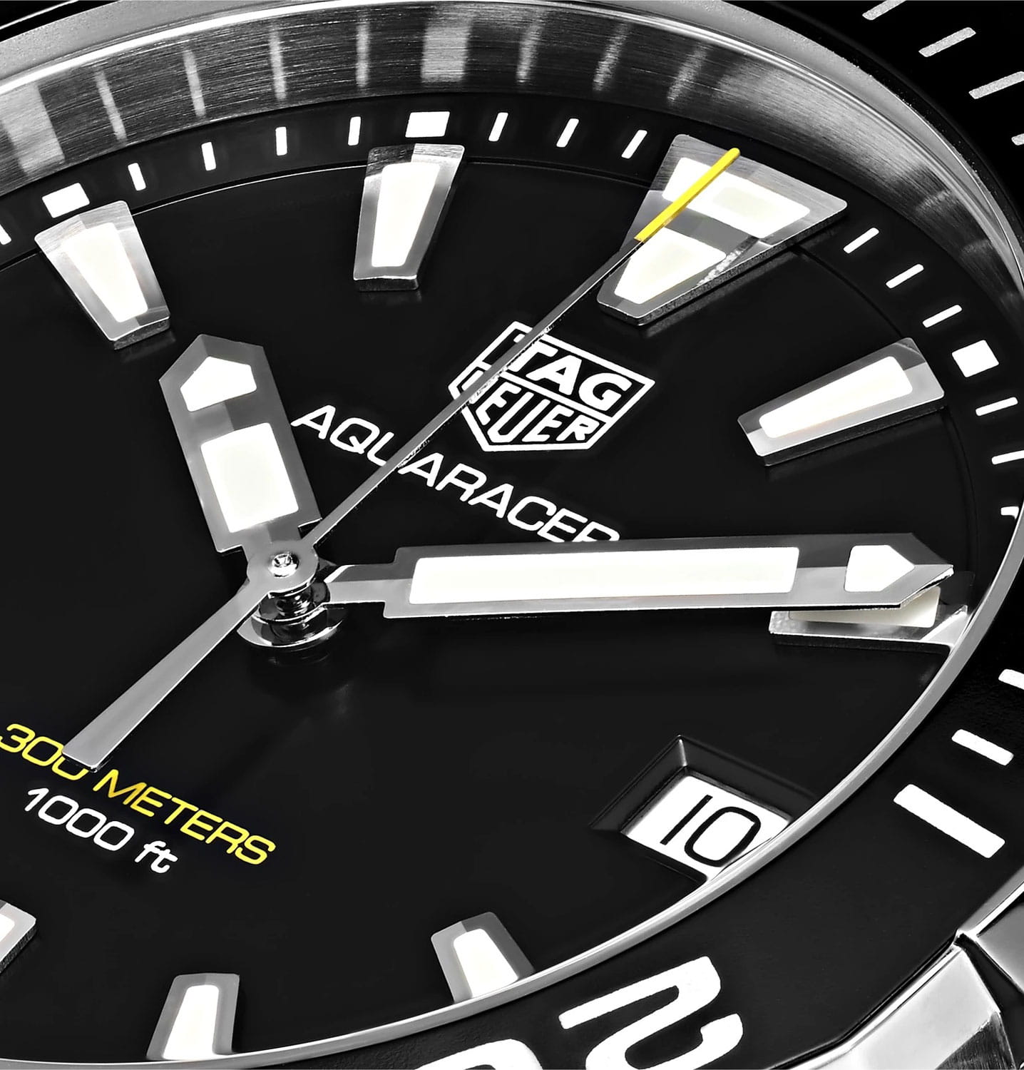 TAG Heuer TAG Heuer Aquaracer WAY111A.BA0928, aquaracer швейцария мужские часы на браслете нержавеющая сталь боковой вид