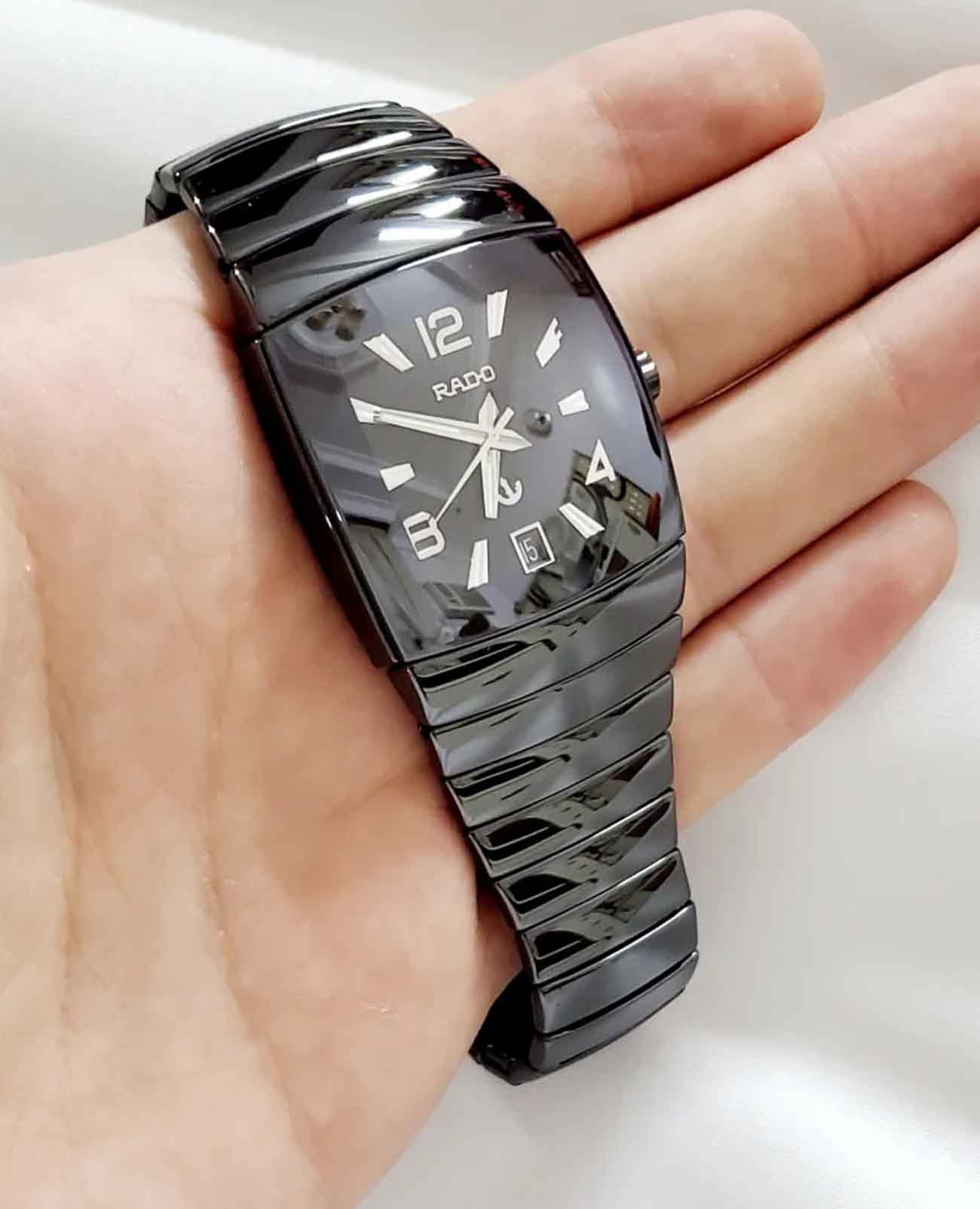 Rado Rado Sintra R13615152, sintra швейцария мужские часы на браслете керамика боковой вид