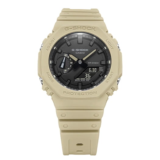 Casio Casio G-Shock GA-2100-5A мужские часы черный циферблат на запястье