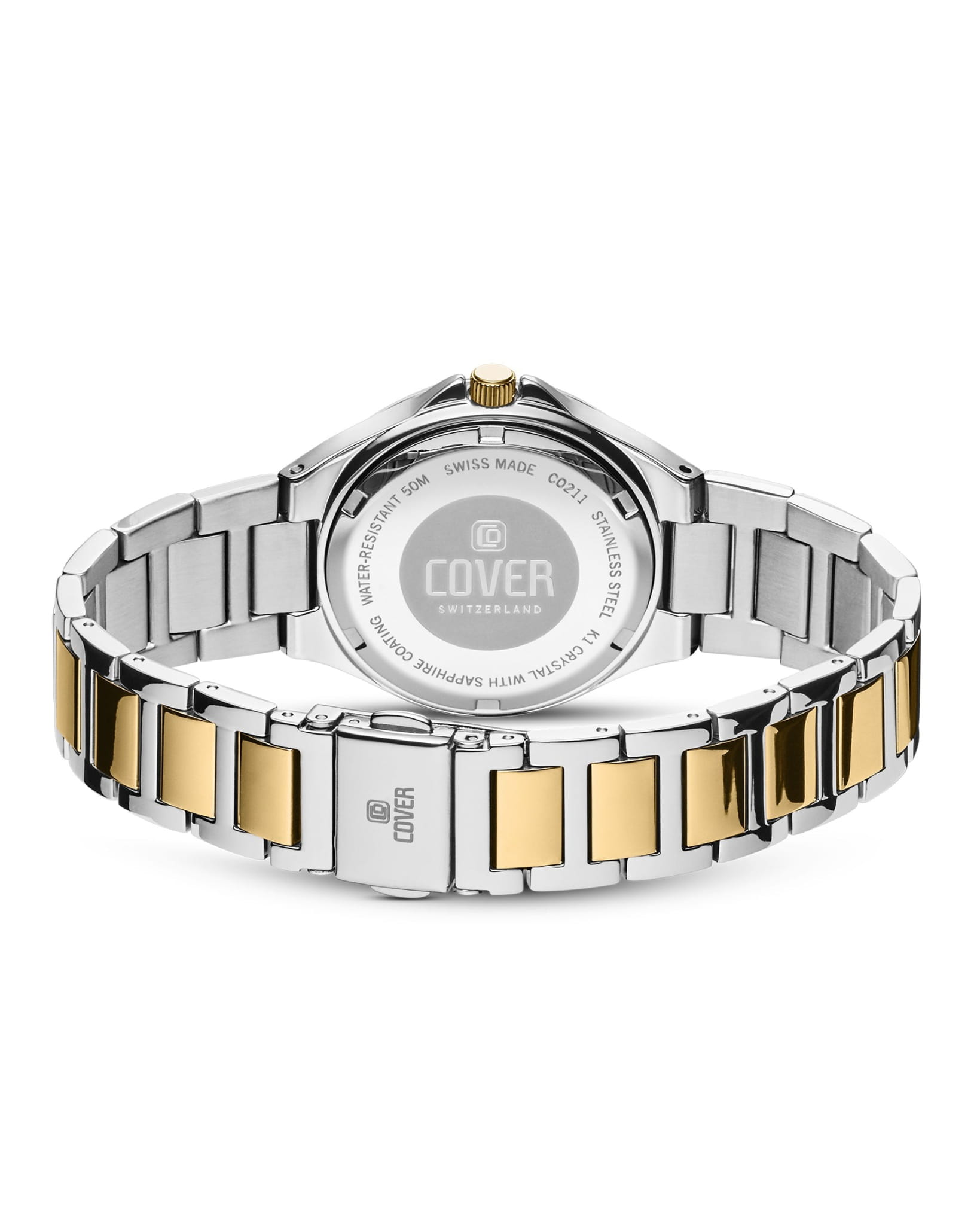 Cover Cover Cardea CO211.03,  швейцария женские часы на браслете нержавеющая сталь с pvd-покрытием боковой вид