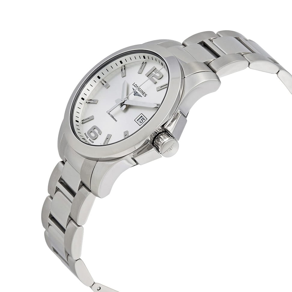 Longines Longines Conquest L3.759.4.76.6 , наручные мужские часы фото под углом