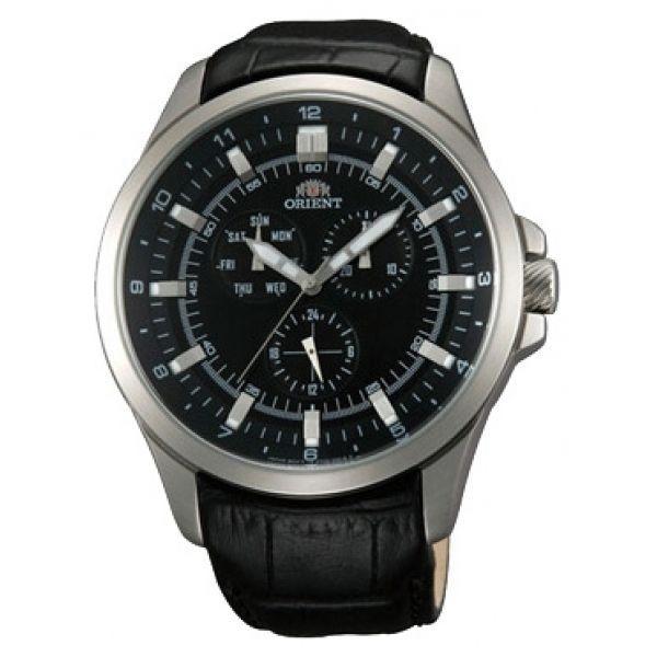 Orient Orient UT0D005B (FUT0D005B)  FUT0D005B  мужские часы  циферблат, браслет кожаный — вид спереди