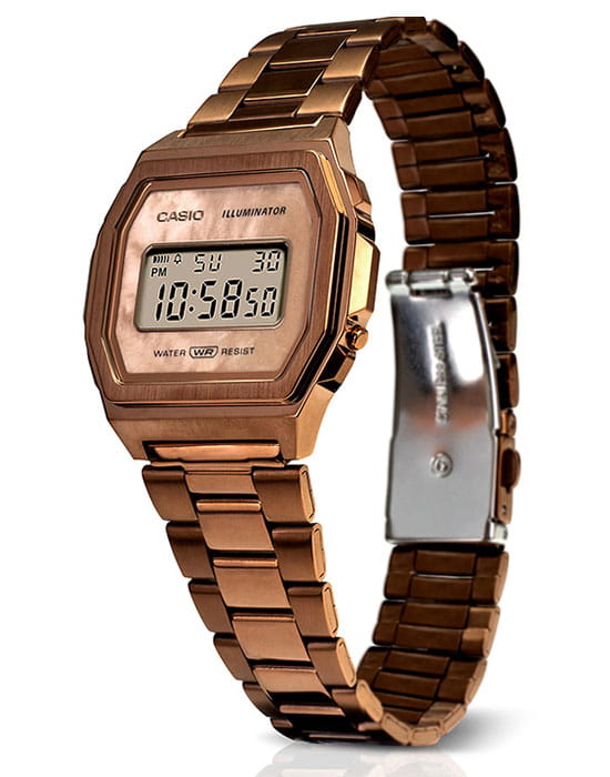 Casio Casio Collection A1000RG-5EF Retro, наручные мужские часы фото под углом