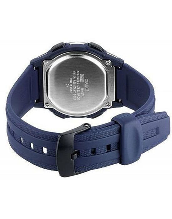 Casio Casio Collection W-212H-2A, illuminator япония мужские часы на браслете пластик боковой вид