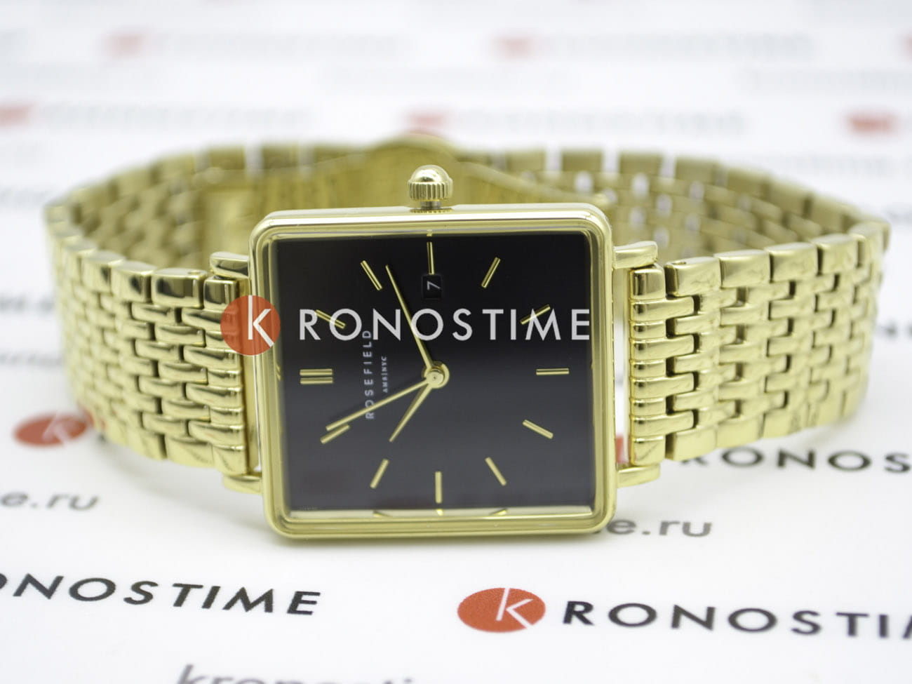 Rosefield Rosefield The Boxy QBSG-Q017  - задняя крышка сталь металл корпуса, сша часы