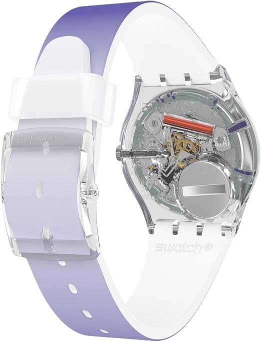 Swatch Swatch Gent Standard GE718 женские часы фиолетовый циферблат на запястье