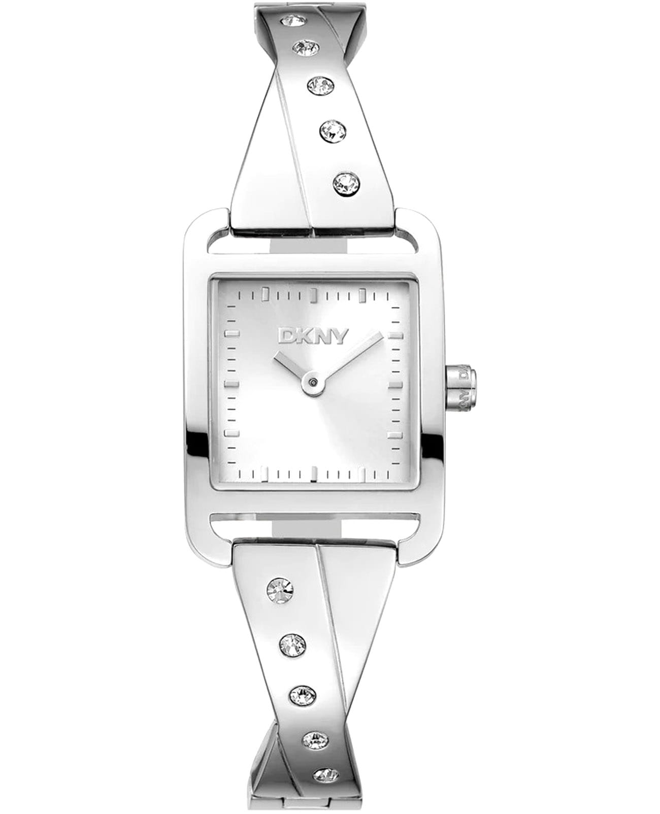 DKNY DKNY City Bangle DK1L005M0015  DK1L005M0015 кварцевые женские часы серебристый циферблат, браслет нержавеющая сталь — вид спереди