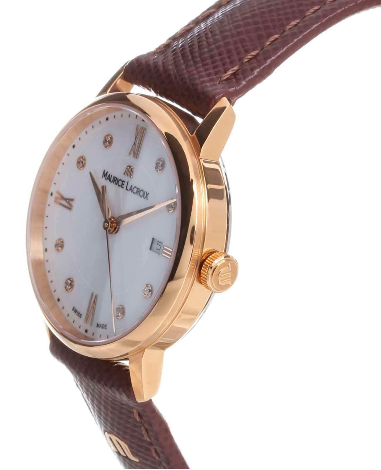 Maurice Lacroix Maurice Lacroix Eliros Date EL1094-PVP01-150-1 , наручные женские часы фото под углом