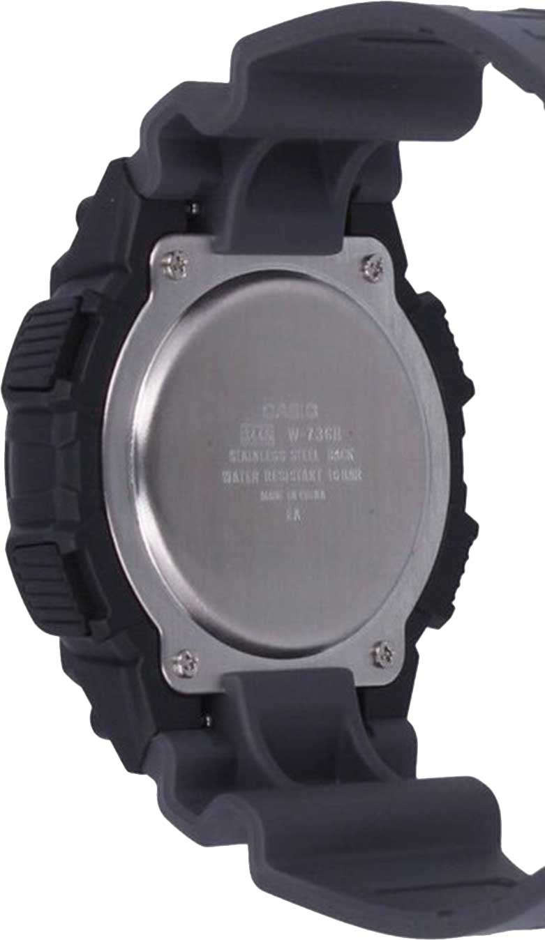 Оригинальные часы Casio Casio Illuminator W-736H-1AVDF (W-736H-1A) кварцевые калибр механизма  общий вид