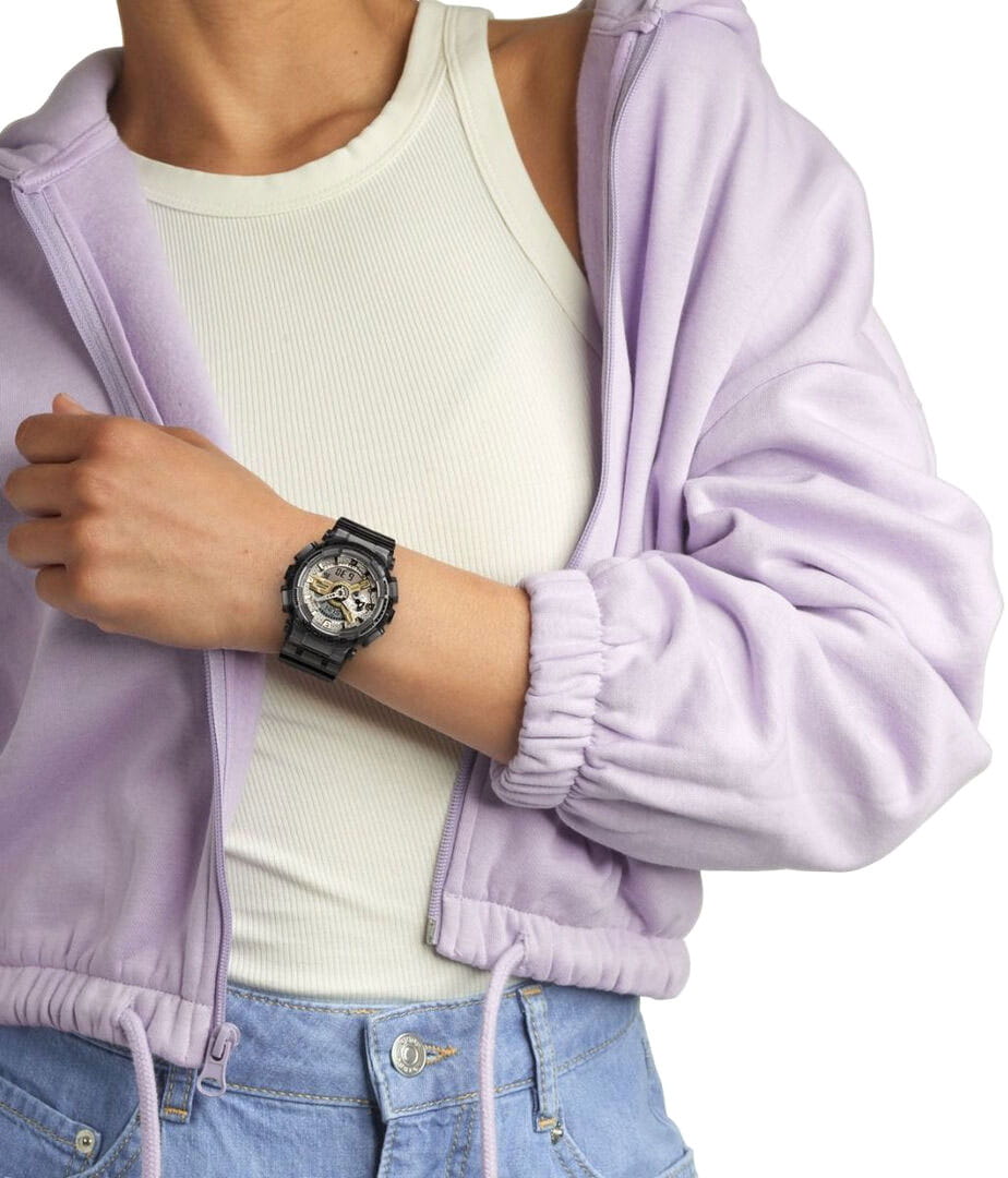 Casio Casio G-Shock GMA-S110GS-8ADR (GMA-S110GS-8A), g-shock япония женские часы на браслете пластик боковой вид