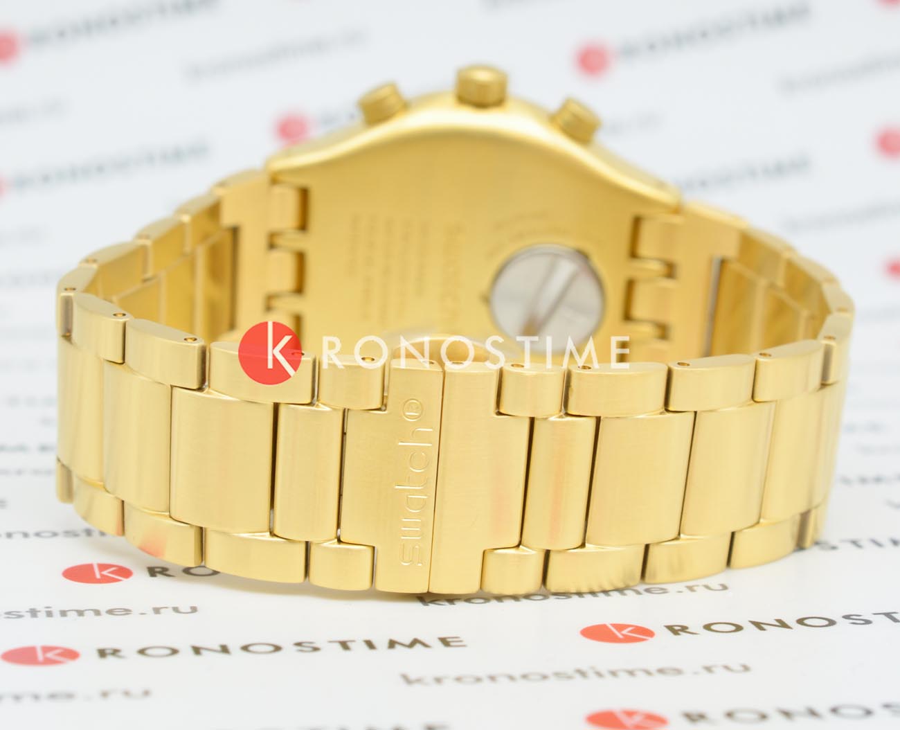 Swatch Swatch I New Chrono YVG418G кварцевые мужские часы часы крупный план черный циферблата