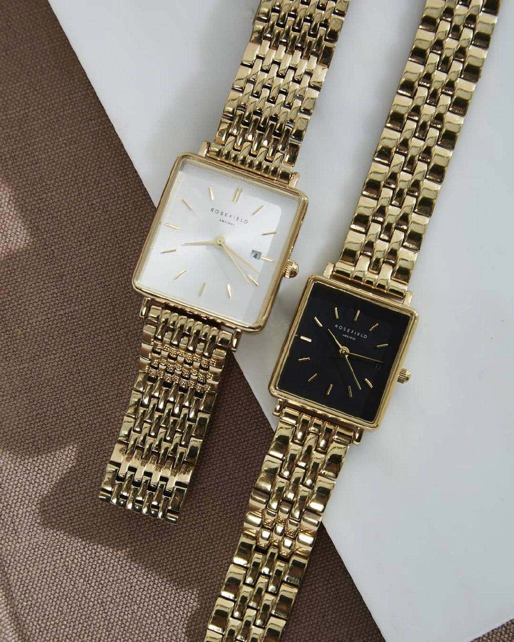 Rosefield Rosefield The Boxy XS QMBG-Q025 кварцевые часы с аксессуарами женские часы модель QMBG-Q025