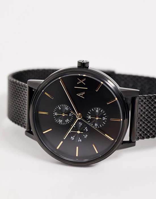 Armani Exchange Armani Exchange Cayde  AX2716  - задняя крышка металл сталь корпуса, италия часы