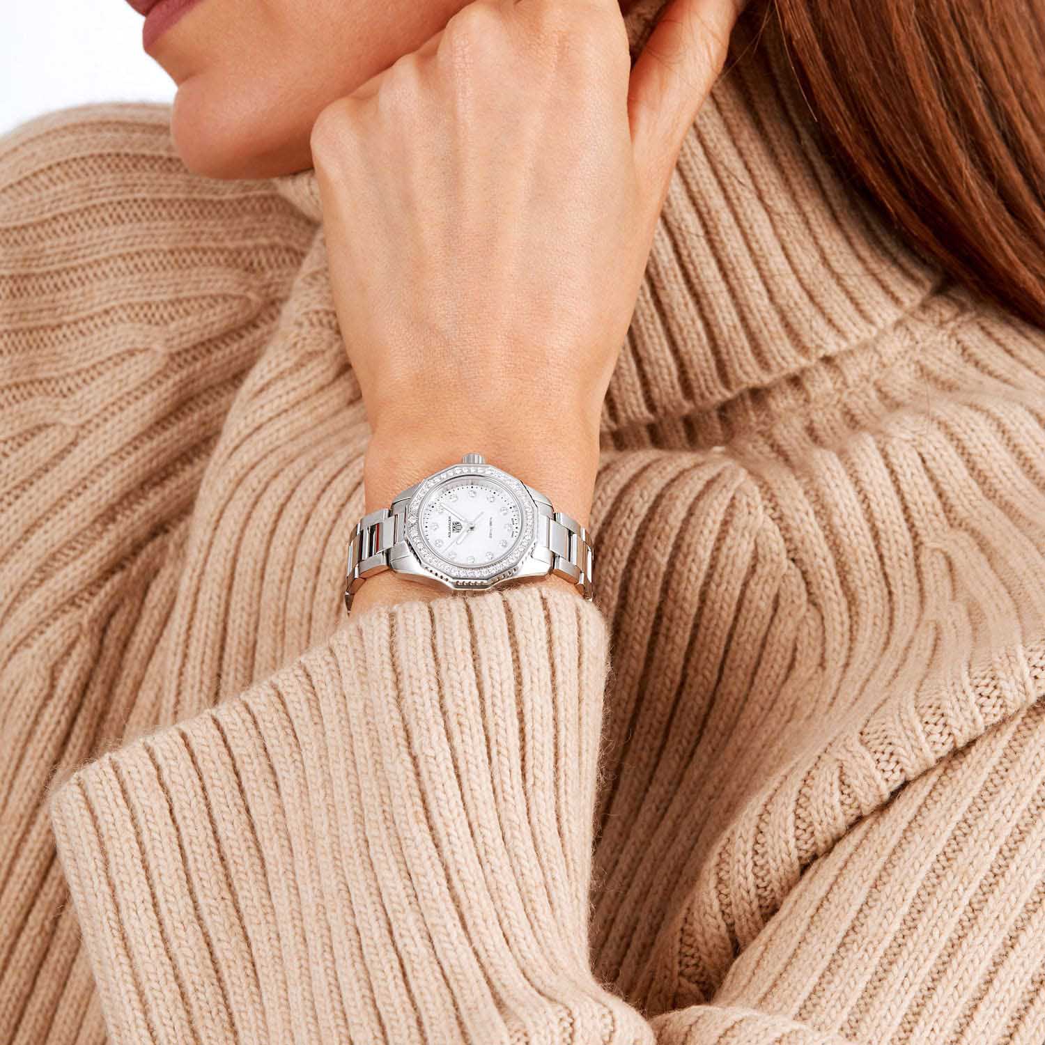 TAG Heuer TAG Heuer Aquaracer Professional 200 WBP1417.BA0622 , наручные женские часы фото под углом