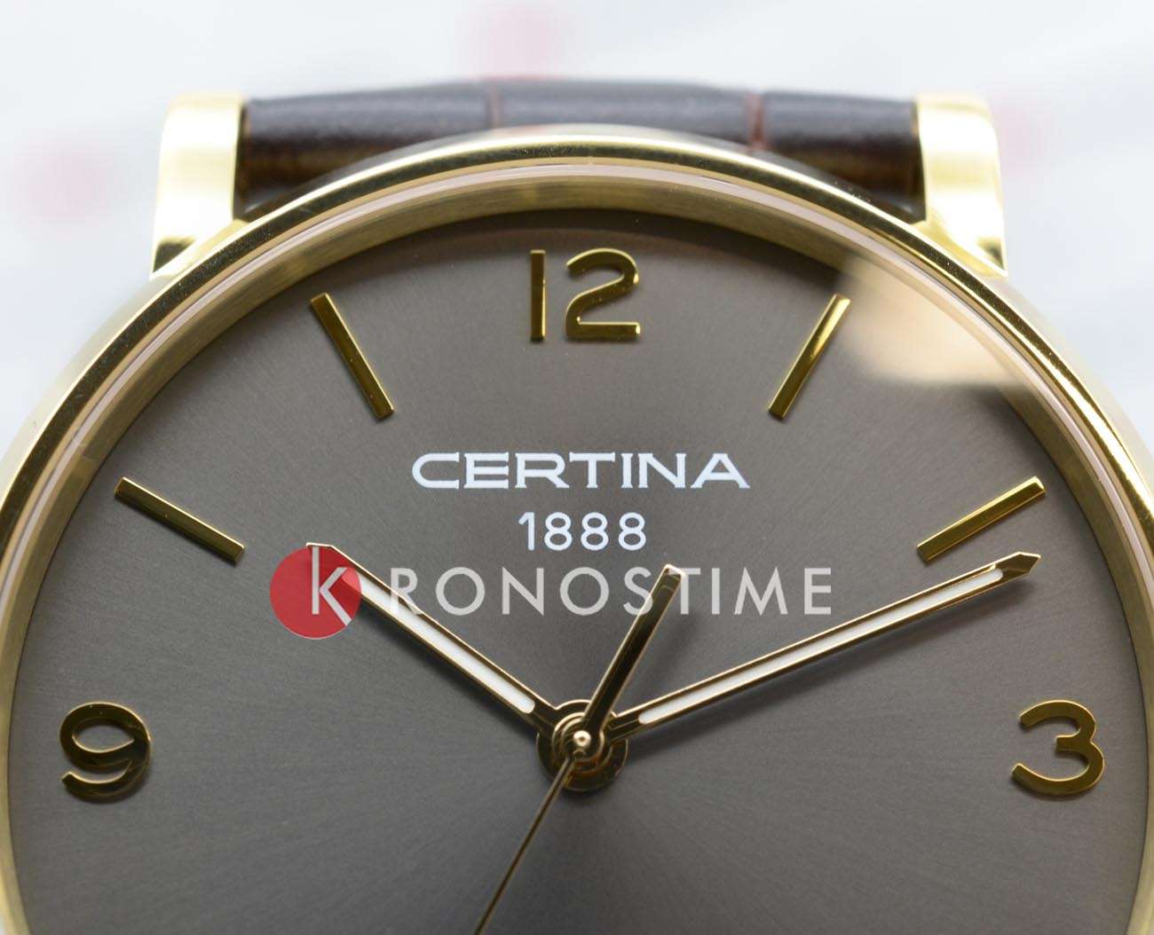 Certina Certina DS Caimano C017.410.36.087.00,  швейцария мужские часы на браслете кожаный боковой вид