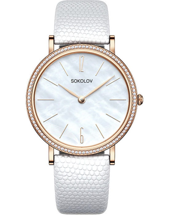 Sokolov 210.01.00.100.06.02.2 , наручные женские часы фото под углом