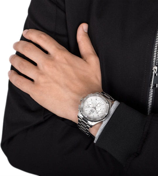 Оригинальные часы TAG Heuer TAG Heuer Aquaracer CAY211Y.BA0926 механические калибр механизма calibre 45 общий вид