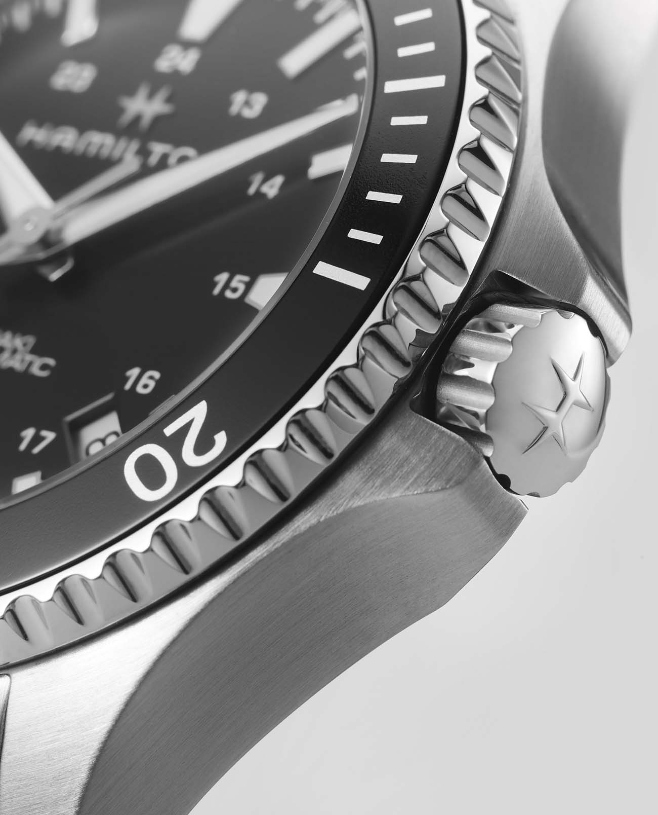 Hamilton Hamilton Khaki Navy Scuba Auto H82335131  - задняя крышка сталь корпуса, швейцария часы